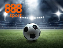 888sport のロゴとサッカーボール