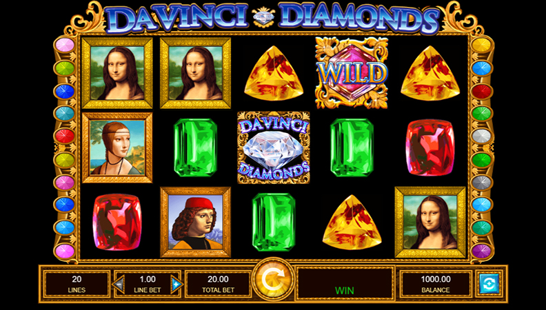 Da Vinci Diamonds デモゲーム