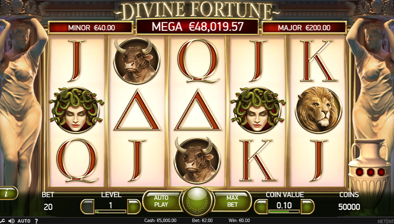 Divine Fortune デモゲーム