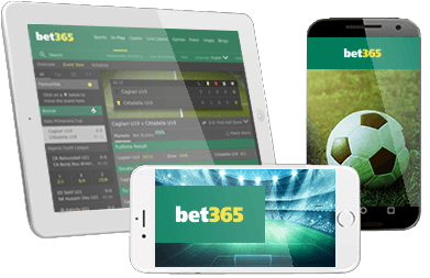 様々なモバイルデバイス上のbet365のサッカーマーケット