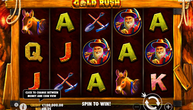 Gold Rush デモゲーム