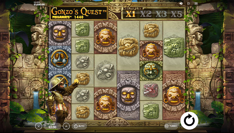 Gonzo’s Quest Megaways デモゲーム