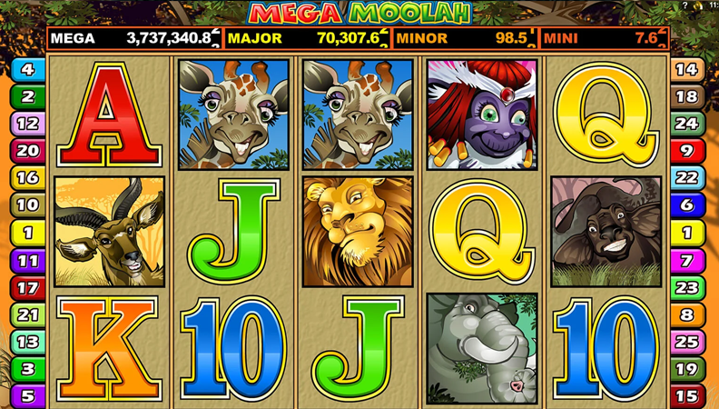 Mega Moolah デモゲーム