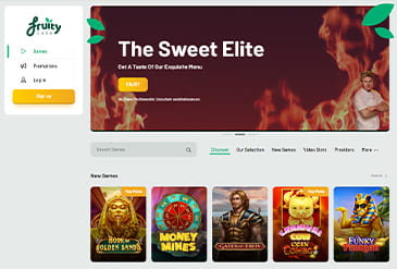 Fruity Casa ホームページ画像