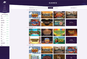 Slot Planetのカジノゲームセレクション