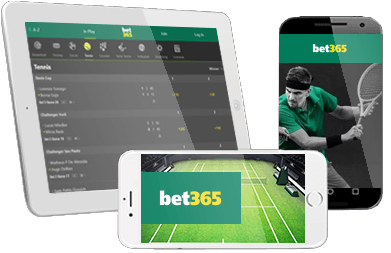 様々なモバイルデバイス上のbet365のテニスマーケット