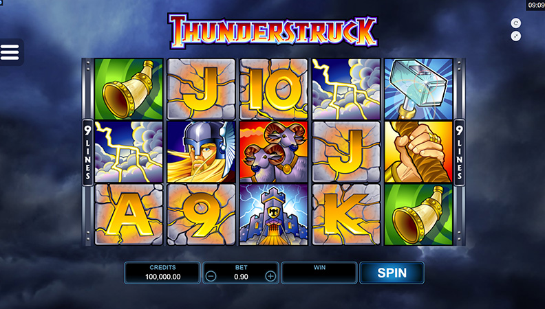 Thunderstruck デモゲーム