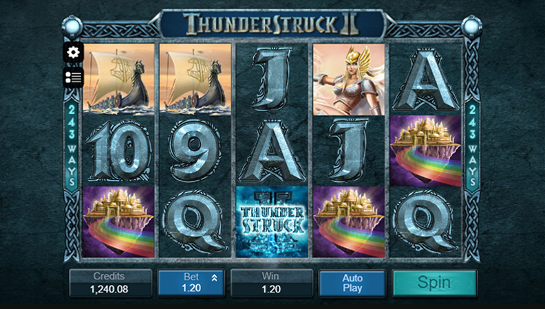 Thunderstruck II デモゲーム
